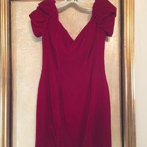 Red Velvet Dress